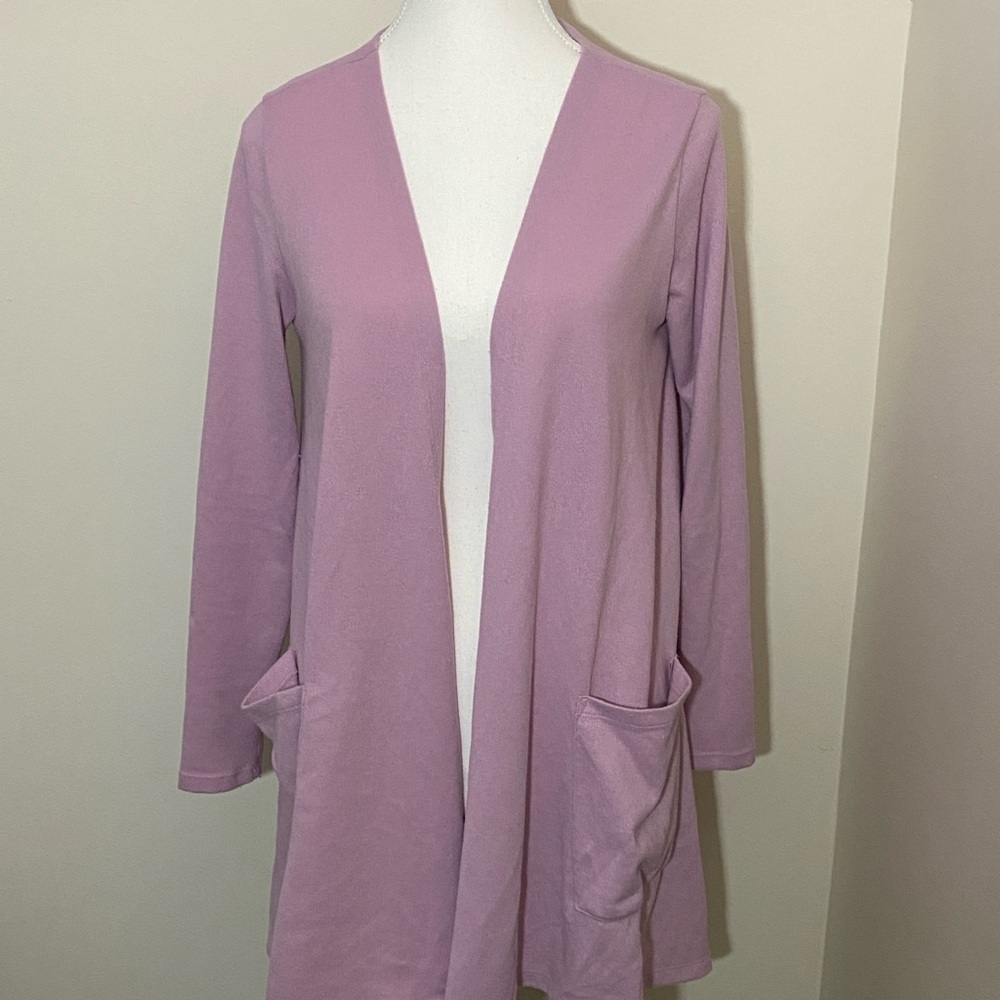 LulaRoe Lavender Caroline Cardigan Size S